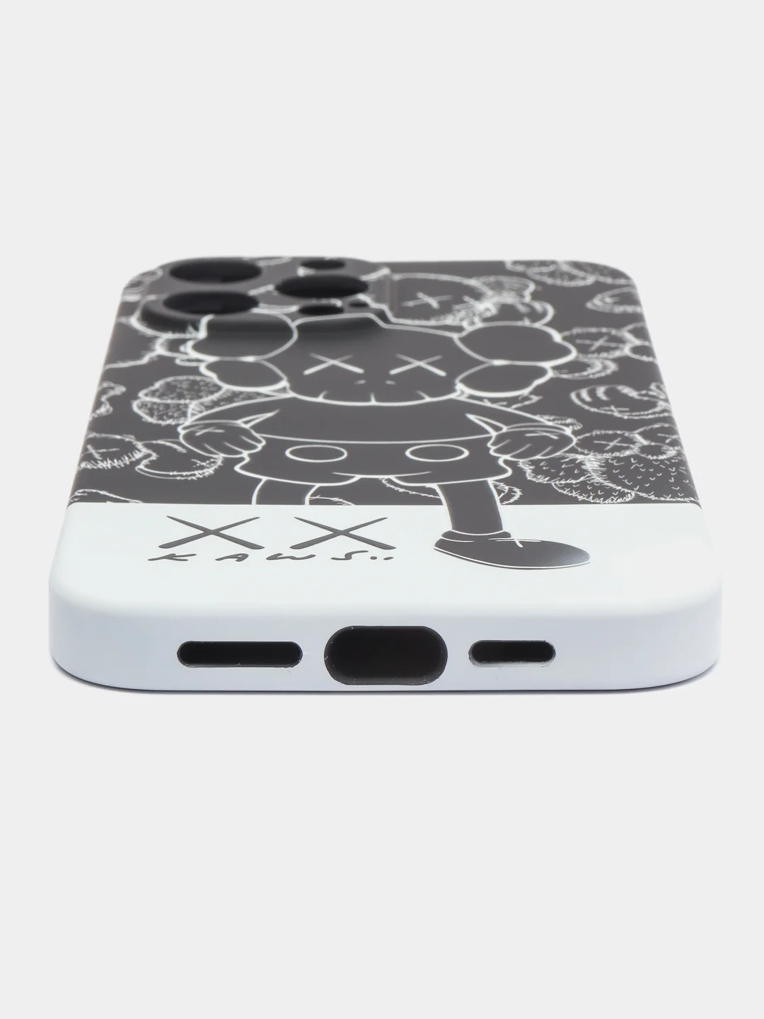 Черный чехол Kaws для iPhone 13 Pro Max