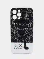 Черный чехол Kaws для iPhone 13 Pro Max