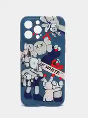 Синий меланж чехол Kaws для iPhone 13 Pro Max
