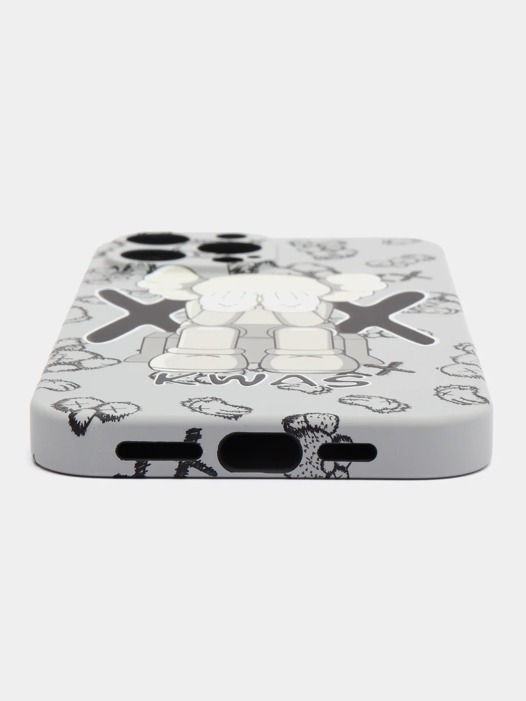 Серый чехол Kaws для iPhone 13 Pro Max
