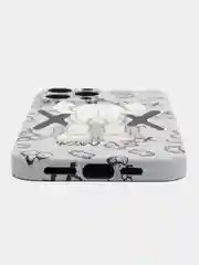 Серый чехол Kaws для iPhone 13 Pro Max