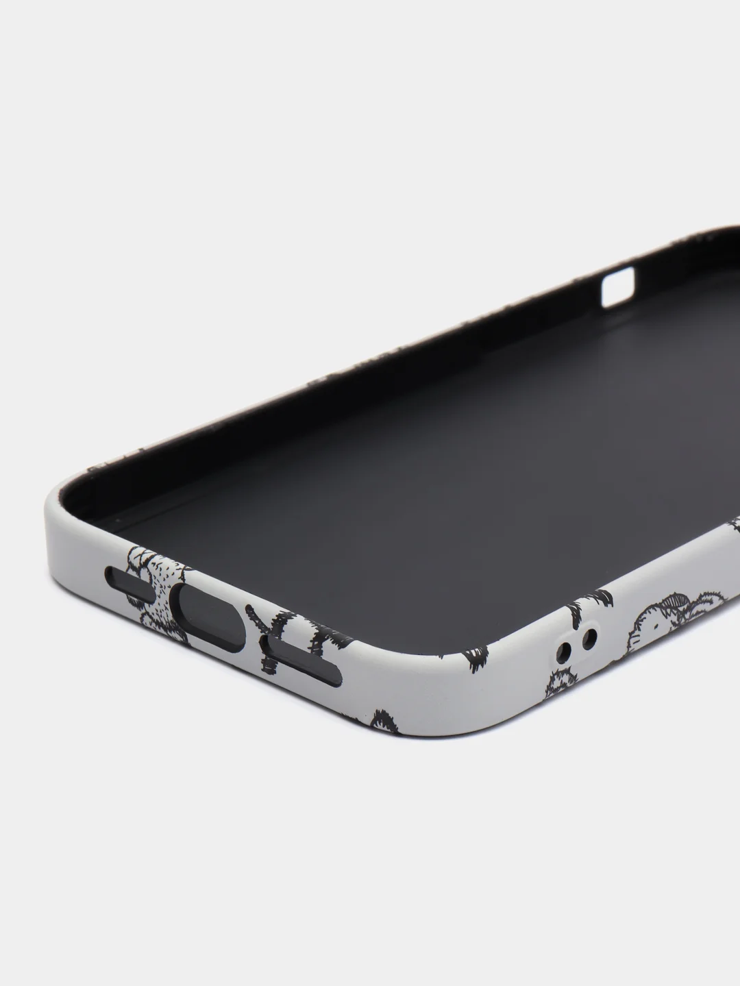 Серый чехол Kaws для iPhone 13 Pro Max
