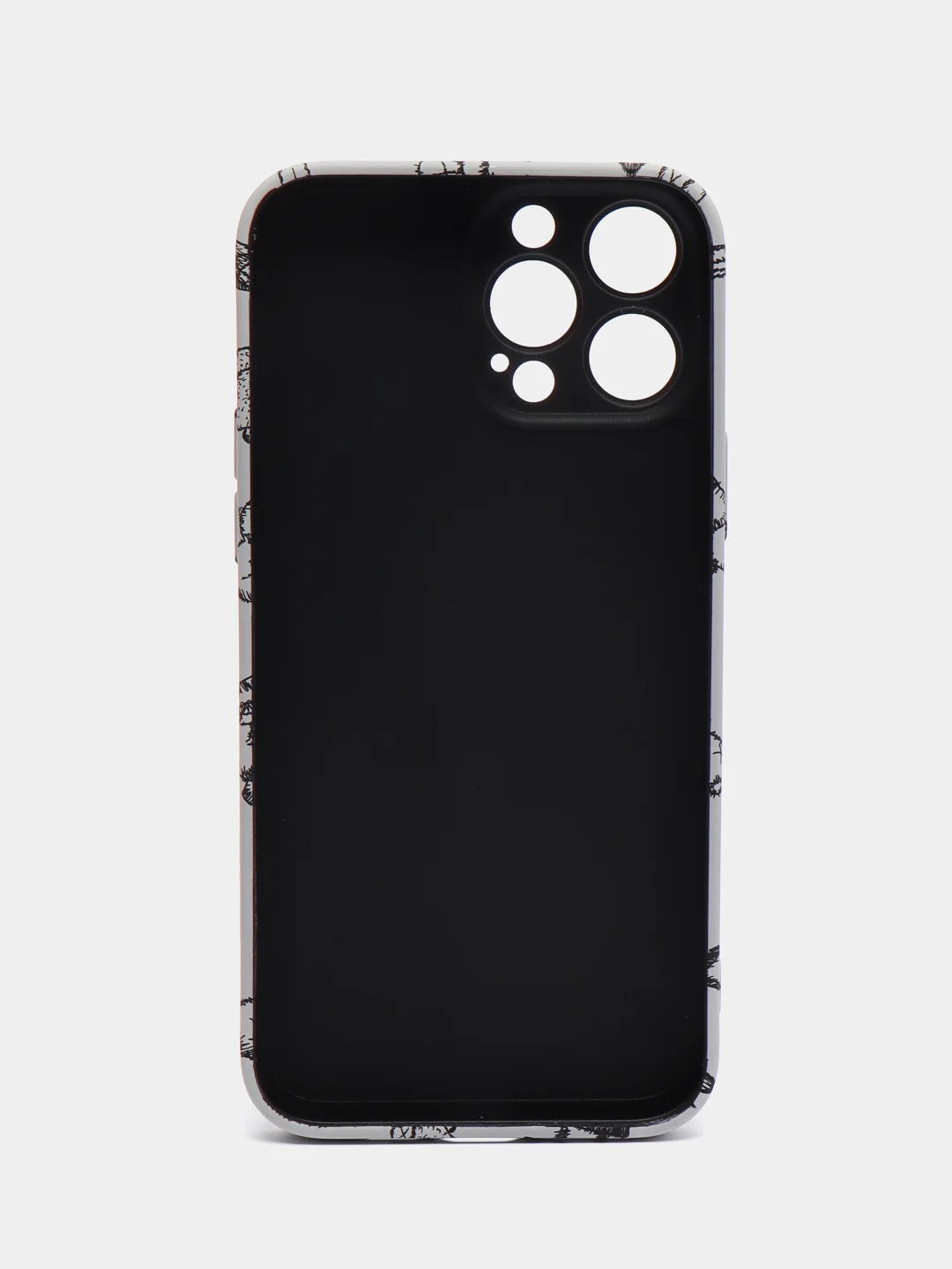 Серый чехол Kaws для iPhone 13 Pro Max