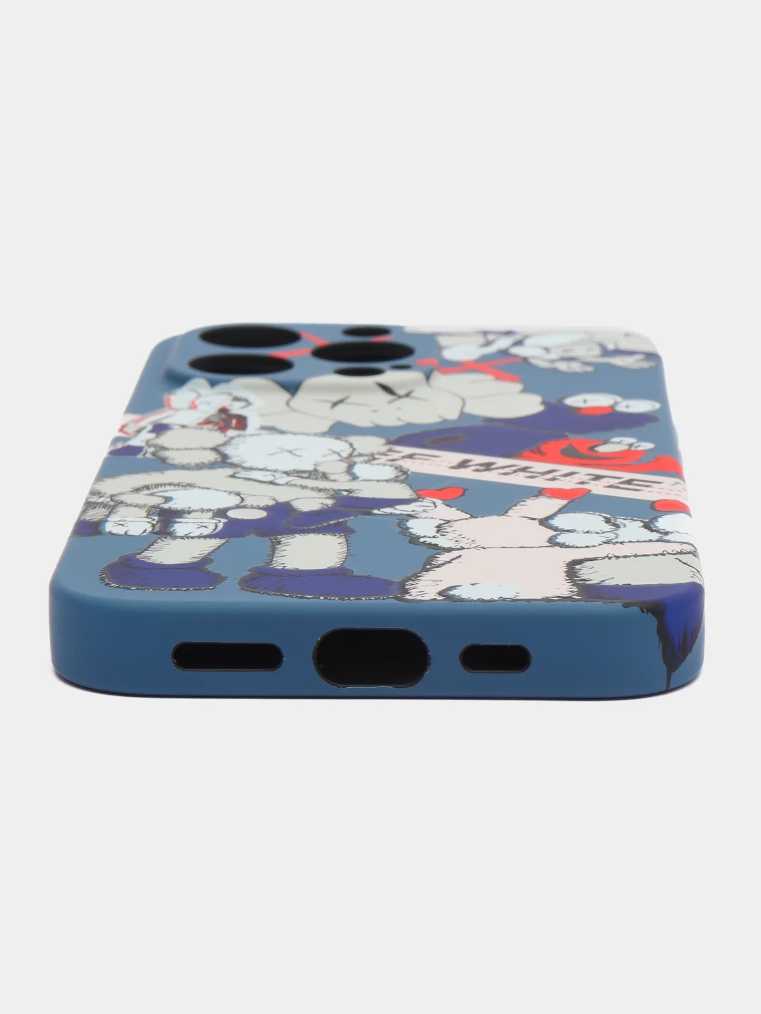 Синий меланж чехол Kaws для iPhone 13 Pro