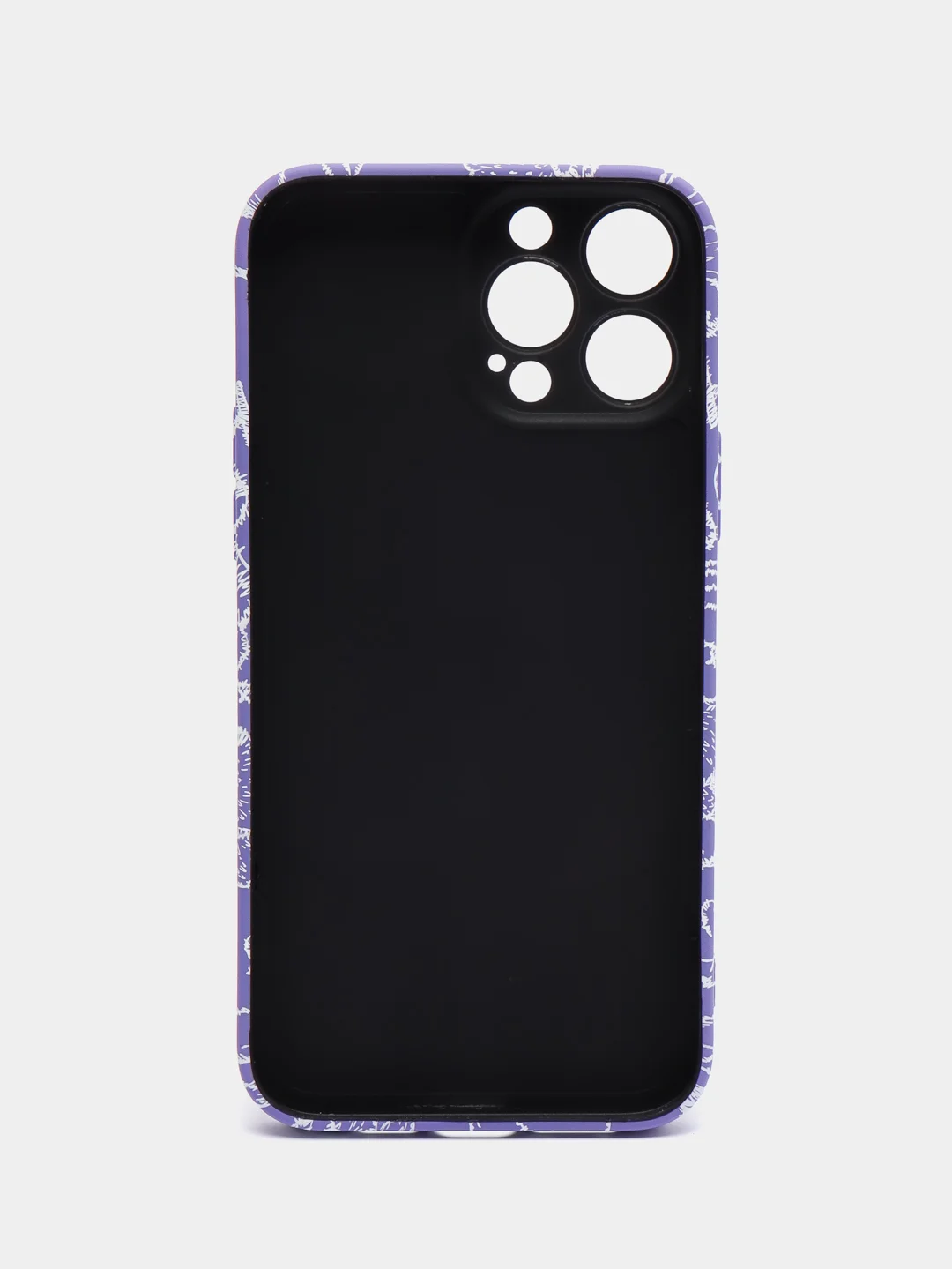 Сиреневый чехол Kaws для iPhone 13 Pro Max