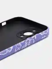 Сиреневый чехол Kaws для iPhone 13 Pro Max