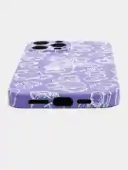 Сиреневый чехол Kaws для iPhone 13 Pro Max