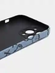 Небесно-голубой чехол Kaws для iPhone 13 Pro Max