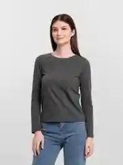 Приглушённый хаки лонгслив женский, с длинным рукавом