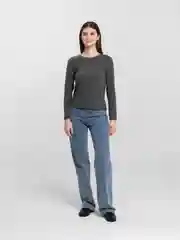 Приглушённый хаки лонгслив женский, с длинным рукавом