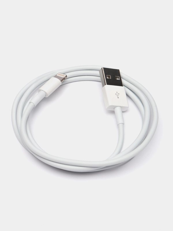Кабель USB Lightning, 8 pin, силикон, белый, 1 м ORIGINAL