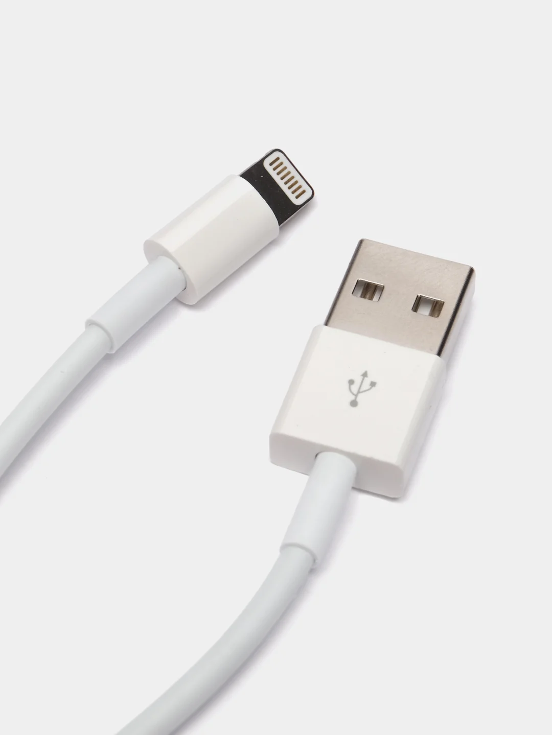Кабель USB Lightning, 8 pin, силикон, белый, 1 м ORIGINAL
