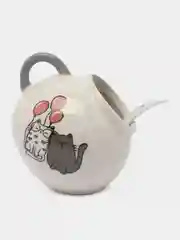 Сахарница с ложкой Доляна "Уютные коты", 200 мл, 9 х 9 см