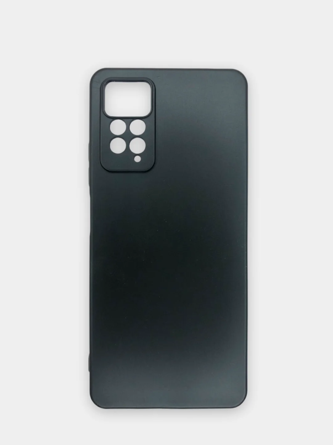 Черный чехол Xiaomi Redmi Note 11 Pro 4G, Российская версия, черный, силиконовый, матовый