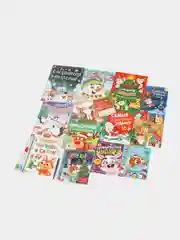 Алый подарок новогодний 12 книг, в подарочной коробке. Новогодний подарок