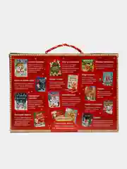 Алый подарок новогодний 12 книг, в подарочной коробке. Новогодний подарок