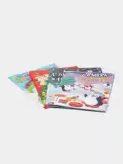 Алый подарок новогодний 12 книг, в подарочной коробке. Новогодний подарок