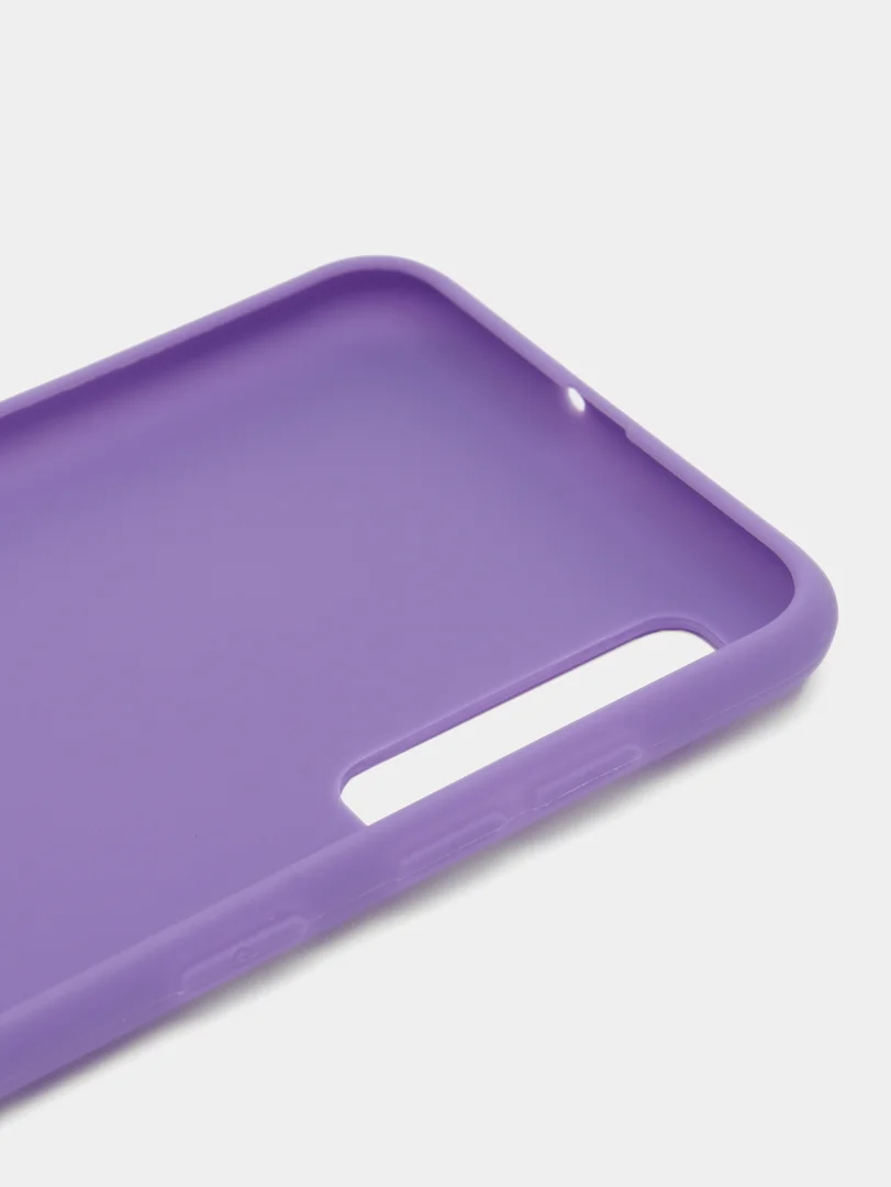 Аметистовый чехол Samsung Galaxy A50, A50s, A30s (Самсунг Галакси А50, А30С), прозрачный