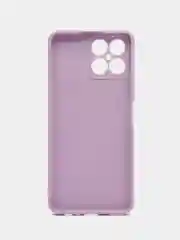 Сиреневый чехол для Honor X8 4G (Хонор Х8 4Г / Икс 8 / Х8 4 Джи), прозрачный