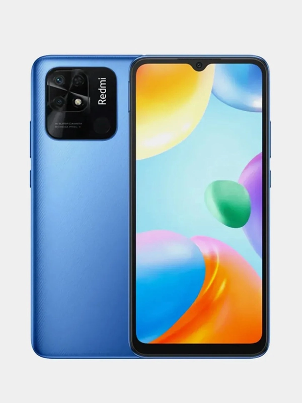 Смартфон Xiaomi Redmi 10C 4/128Gb, синий