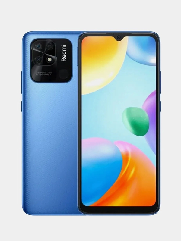 Смартфон Xiaomi Redmi 10C 3+64 Gb, синий