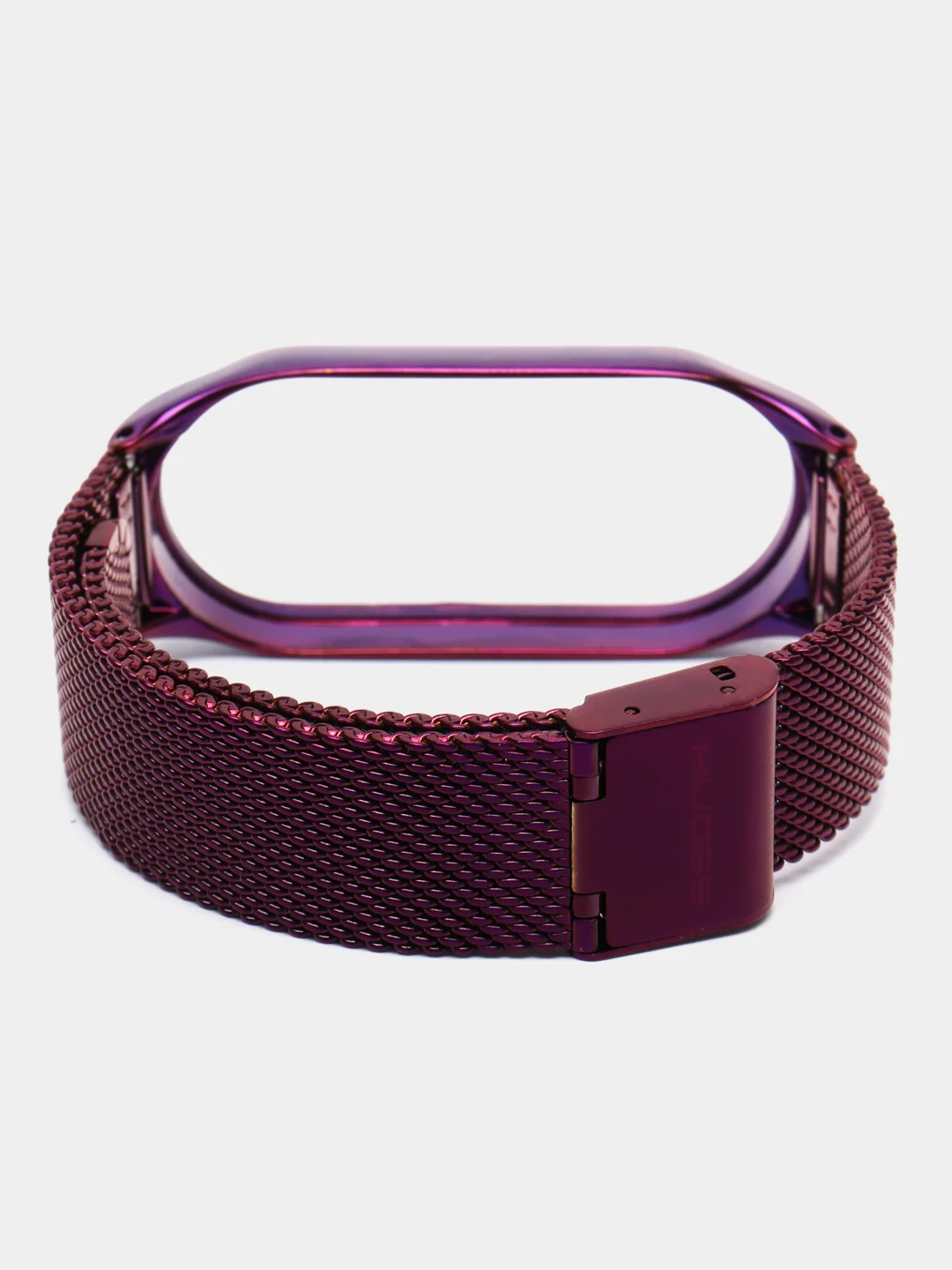 Фиолетовый металлический ремешок для фитнес часов Xiaomi Mi Band 7сяоми ми банд