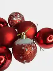 Красный елочные игрушки