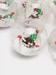 Зеленый гирлянда штора "Фигурки"