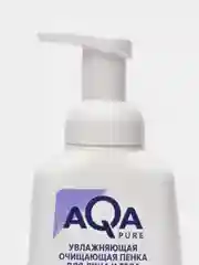 Увлажняющая очищающая пенка для лица и тела AQA Pure, для нормальной и сухой кожи, 250 мл