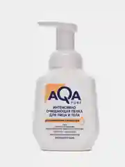 Интенсивно очищающая пенка для лица и тела AQA Pure, для нормальной и жирной кожи, 250 мл