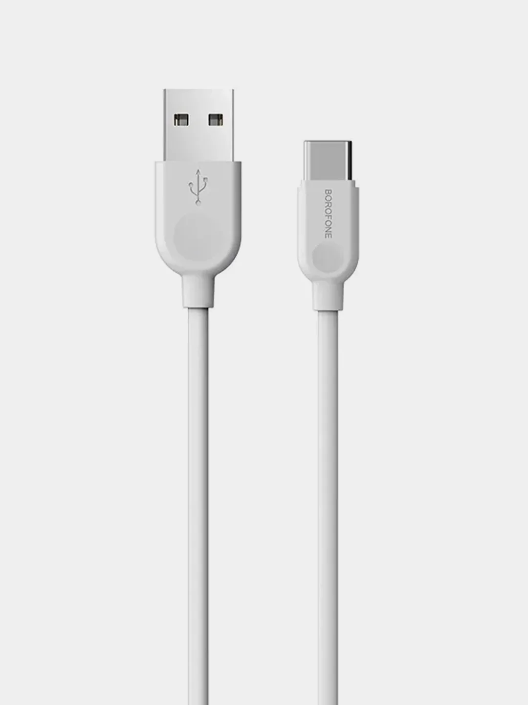 Белый кабель зарядный USB Type-C Borofone BX14 LinkJet