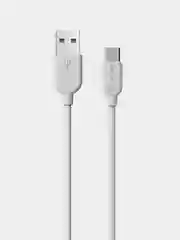 Белый кабель зарядный USB Type-C Borofone BX14 LinkJet