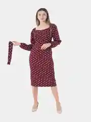 Платье женское, с длинными рукавами