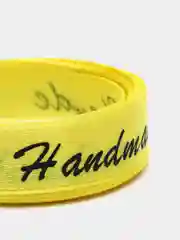 Желтый атласная лента "Handmade", 1,2 см