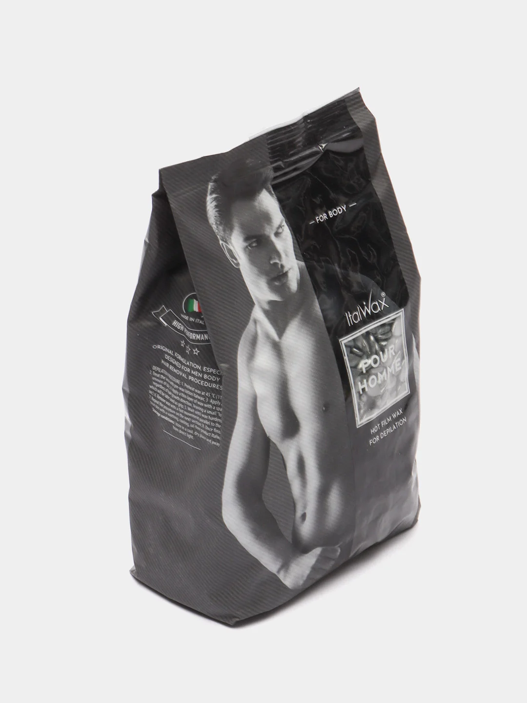 Воск для депиляции, Pour Homme Italwax, пленочный в гранулах