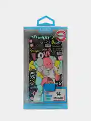 Бирюзовый чехол KAWS для iPhone 14