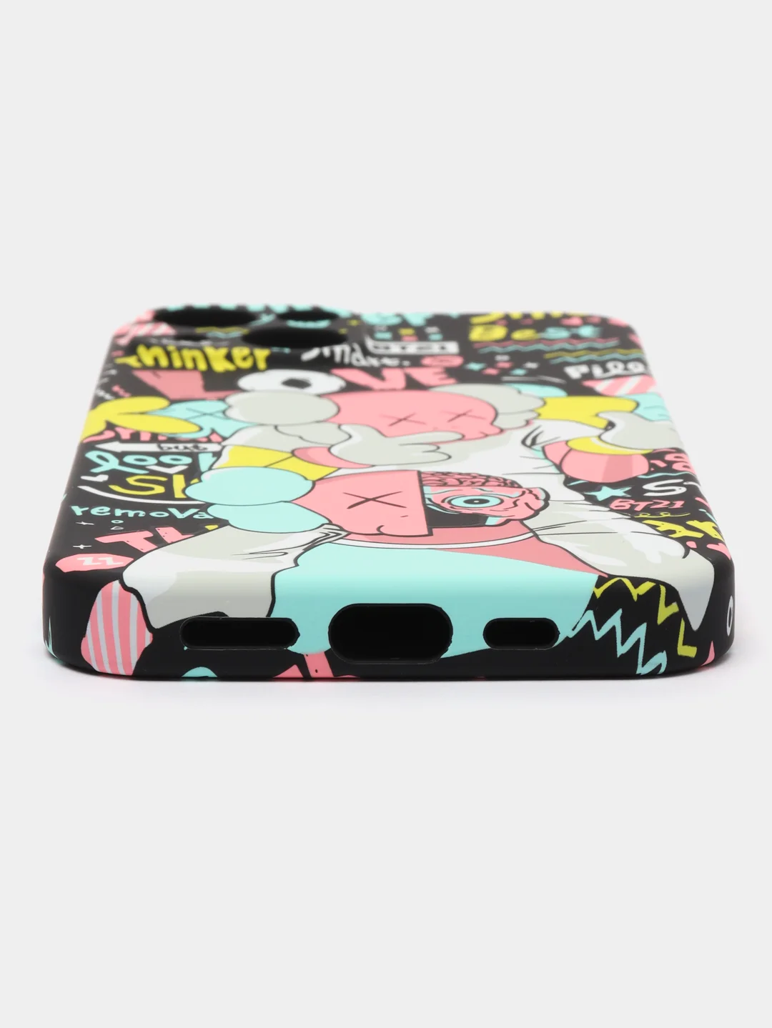 Бирюзовый чехол KAWS для iPhone 14