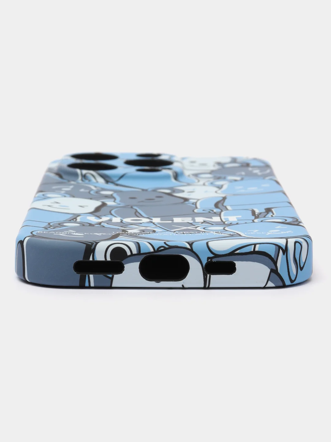 Голубой чехол KAWS для iPhone 14 Pro