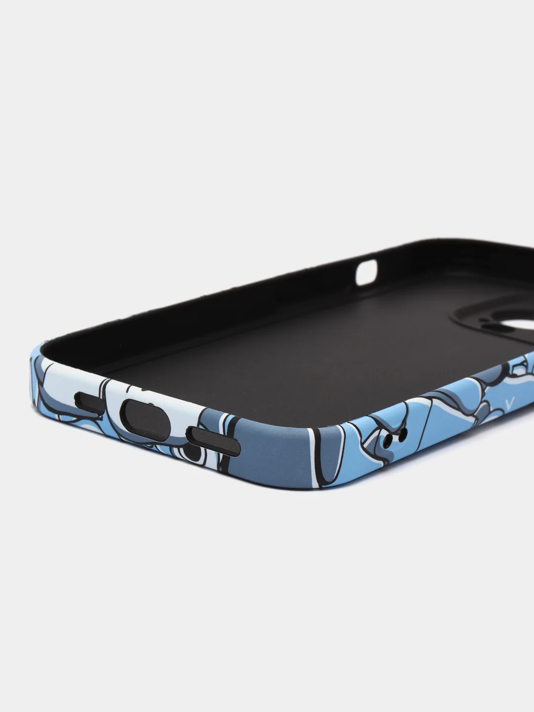 Голубой чехол KAWS для iPhone 14 Pro