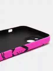 Розовый чехол KAWS для iPhone 14
