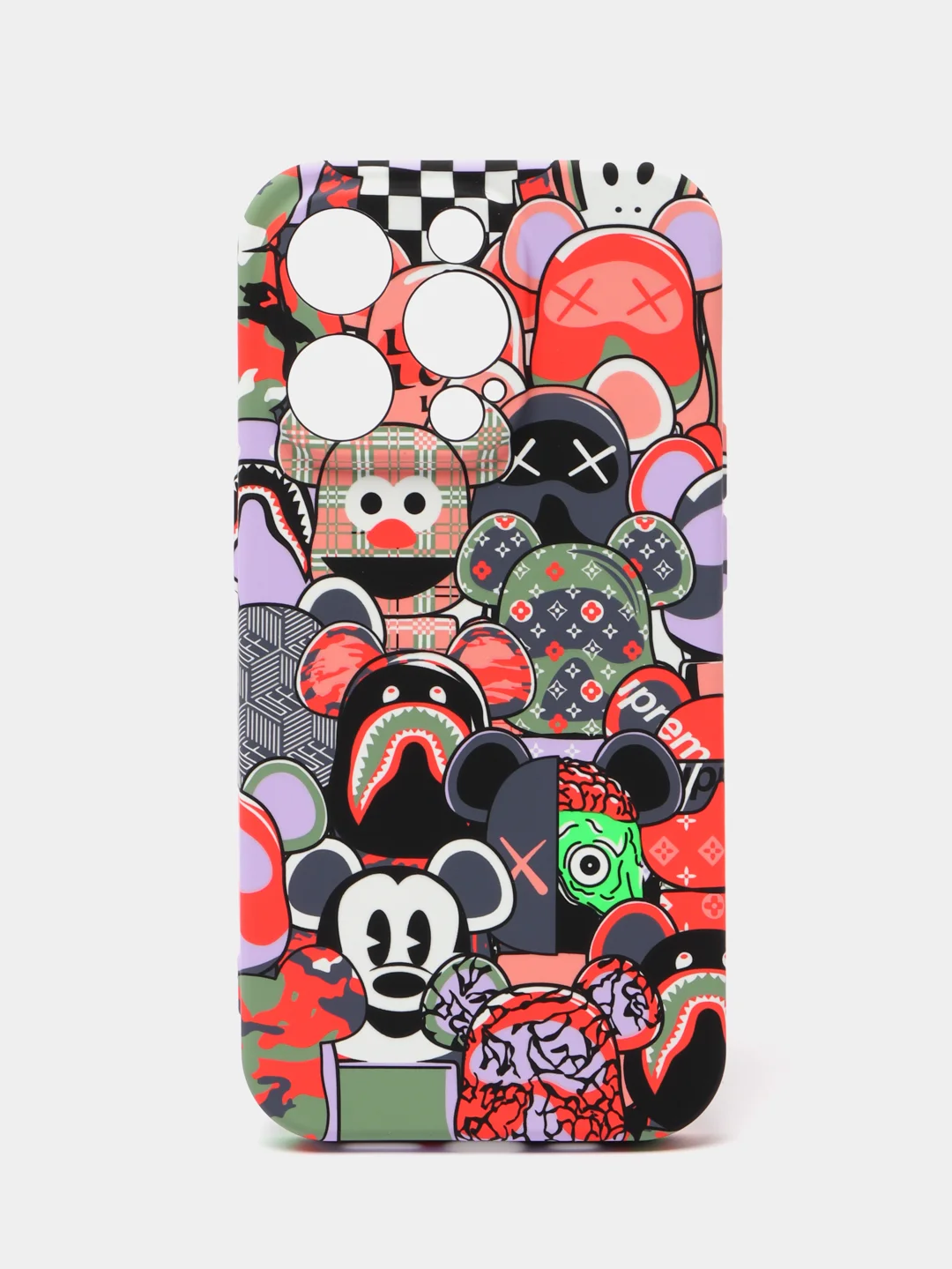 Красный чехол KAWS для iPhone 14 Pro