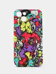 Желтый чехол KAWS для iPhone 14