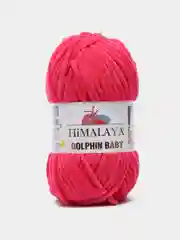 Багровый пряжа плюшевая Himalaya Dolphin Baby, полиэстер, 100 г, 120 м