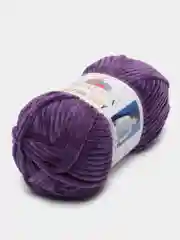 Фиолетовый пряжа плюшевая Himalaya Dolphin Baby, полиэстер, 100 г, 120 м