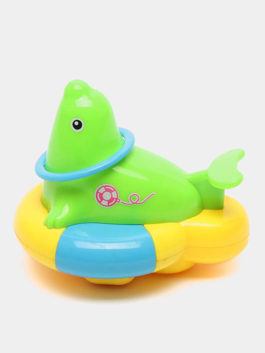 Зеленый игрушка для ванны "Морской котик"/ Игрушка для детей, малышей/ Игрушка для купания/