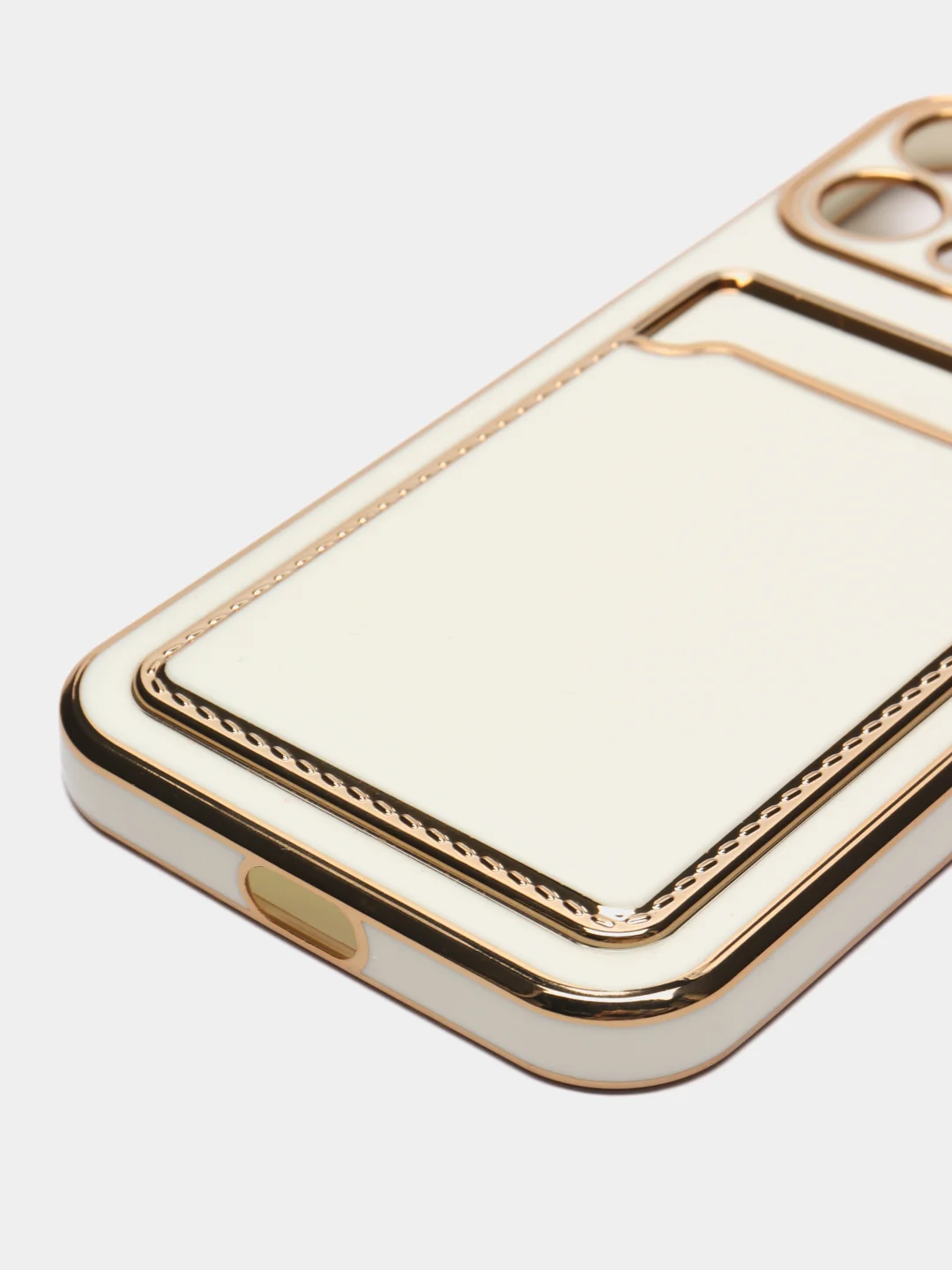 Белый чехол на айфон 11, для iPhone 13, 12 Mini 7/8 Plus/XR/XS/15 Pro Max, с карманом для карт