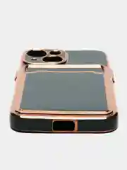 Зеленый чехол на айфон 11, для iPhone 13, 12 Mini 7/8 Plus/XR/XS/15 Pro Max, с карманом для карт