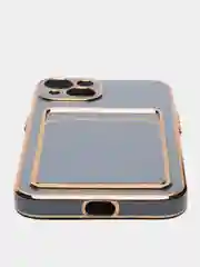 Зеленый чехол на айфон 11, для iPhone 13, 12 Mini 7/8 Plus/XR/XS/15 Pro Max, с карманом для карт