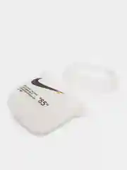 Прозрачный силиконовый чехол для наушников Apple Airpods 1, 2. с принтом Nike, Nasa (Найк, Наса))