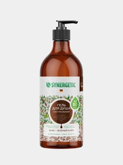 Гель для душа SYNERGETIC "Кофе и зеленый лайм", увлажняющий, натуральный, 750 мл